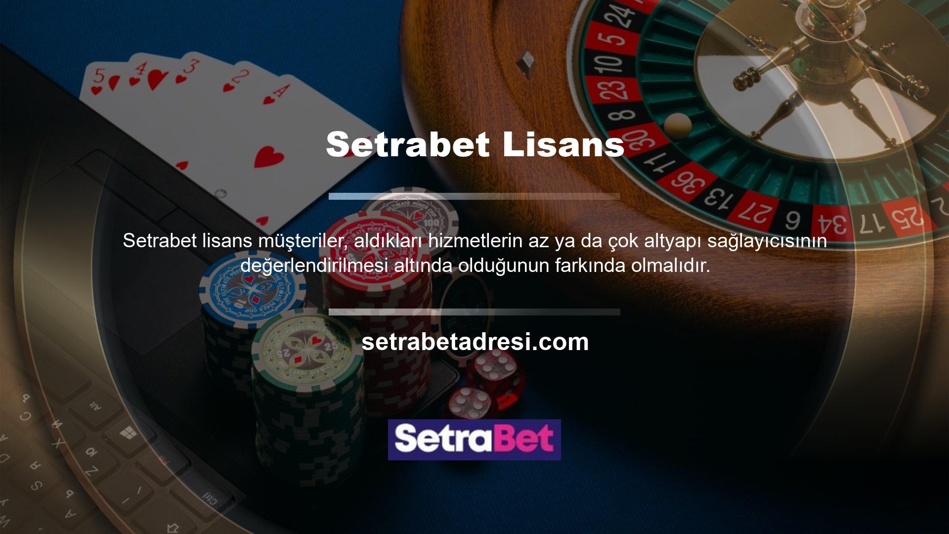 Bu, hem lisans onayını hem de diğer seçenekleri doğrudan etkileyen en önemli konulardan biridir